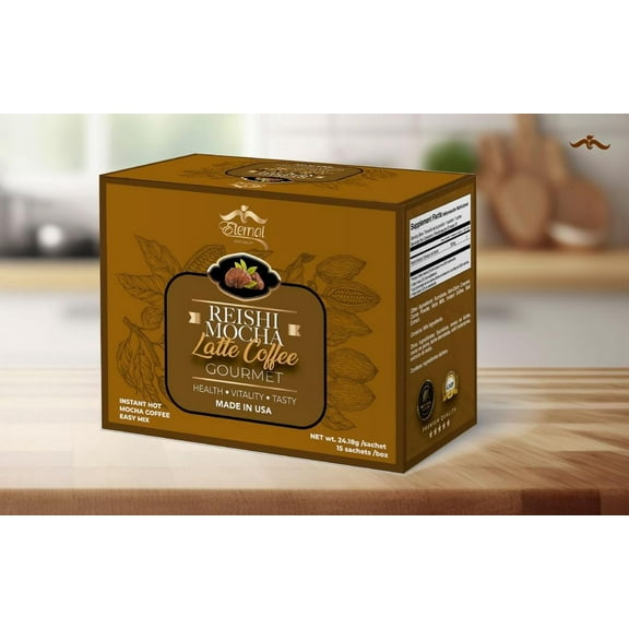 Eternal Reishi Mocha Latte Coffee Gourmet Mushroon Coffee.