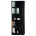 thumbnail image 1 of Hodedah 5 Shelf Bookcase in Black, 1 of 2