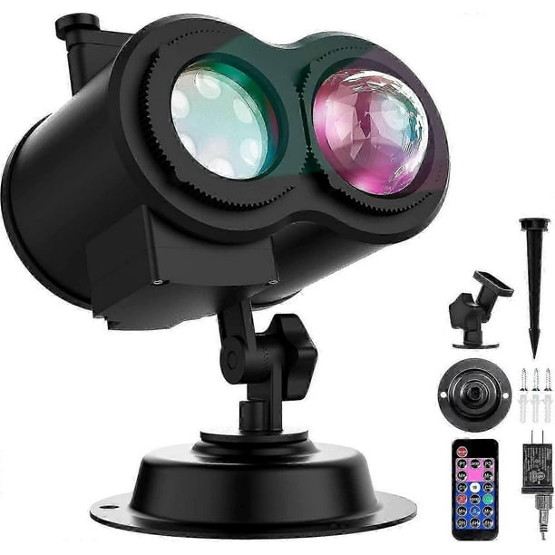 Christmas Projector Lights Outdoor, 2-in-1 Holiday Projector Waterproof