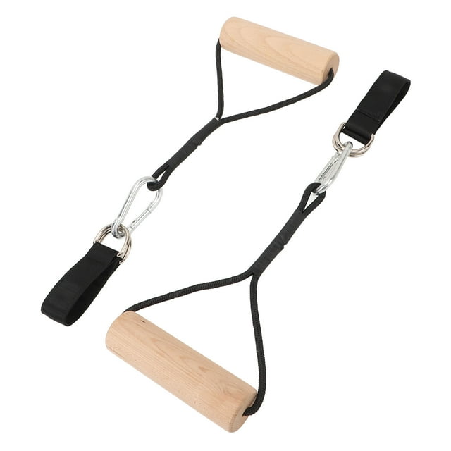 Anillos De Gimnasia De Madera, Construcción De Grupos Musculares, Entrenamiento De Fuerza De Brazo Versátil Portátil, De Dominadas Duradero Y Seguro, Entrenador De Fuerza