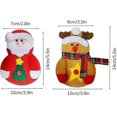 thumbnail image 3 of Bolsa para cubiertos Servilletero navideño Porta cubiertos Lindo muñeco de nieve Porta cubiertos navideños Decoraciones de mesa Adecuado para Navidad, Día de San Valentín, Navidad, 3 of 5