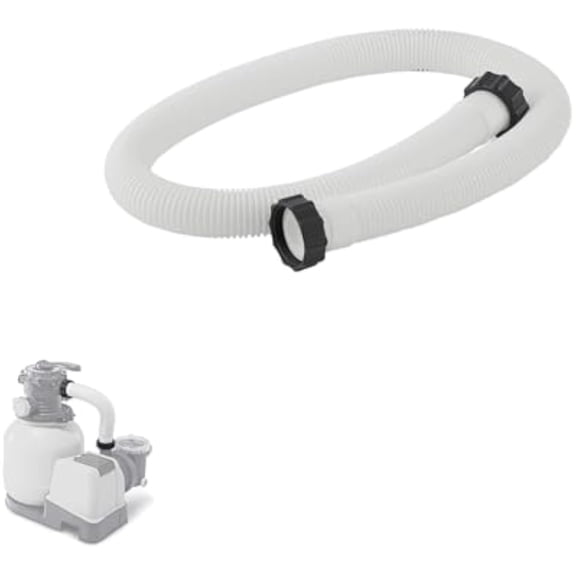 Pool Hoses for Above Ground Pools, 1/2 Inch Diameter 59" Long Pool Pump Hose Replacement Filter Pump Hose Accessories, Extra-Long Length, Universal compatibility For Pool (1Pc)