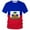 Blue, variant on Rebaike Men's Haitian Flag Inspired Tee Shirt All Over Print Haiti T-Shirt