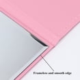 thumbnail image 4 of 10x7 Inches Portable Folding Makeup Mirror, Frameless PU Leather Desk Mirror with Stand for Camping Travel Tabletop Personal, Blue, 4 of 5