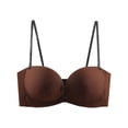 thumbnail image 4 of Front Closure Strapless Bras for Women Wireless Seamless Push Up Bra Bandeau Bra, 4 of 5