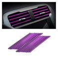 thumbnail image 2 of Car Air Conditioning Decorative Strips - 20 Pieces, Universal Decoration, Waterproof, Foldable, Suitable For Most Air Vent Outlets, Car Interior Accessory, 2 of 5