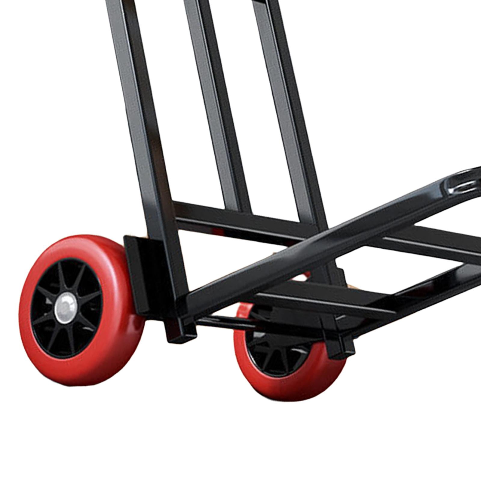 jiaping Folding Hand Truck Hand Cart Utility Carts Carrier with 3 Elastic Ropes Portable