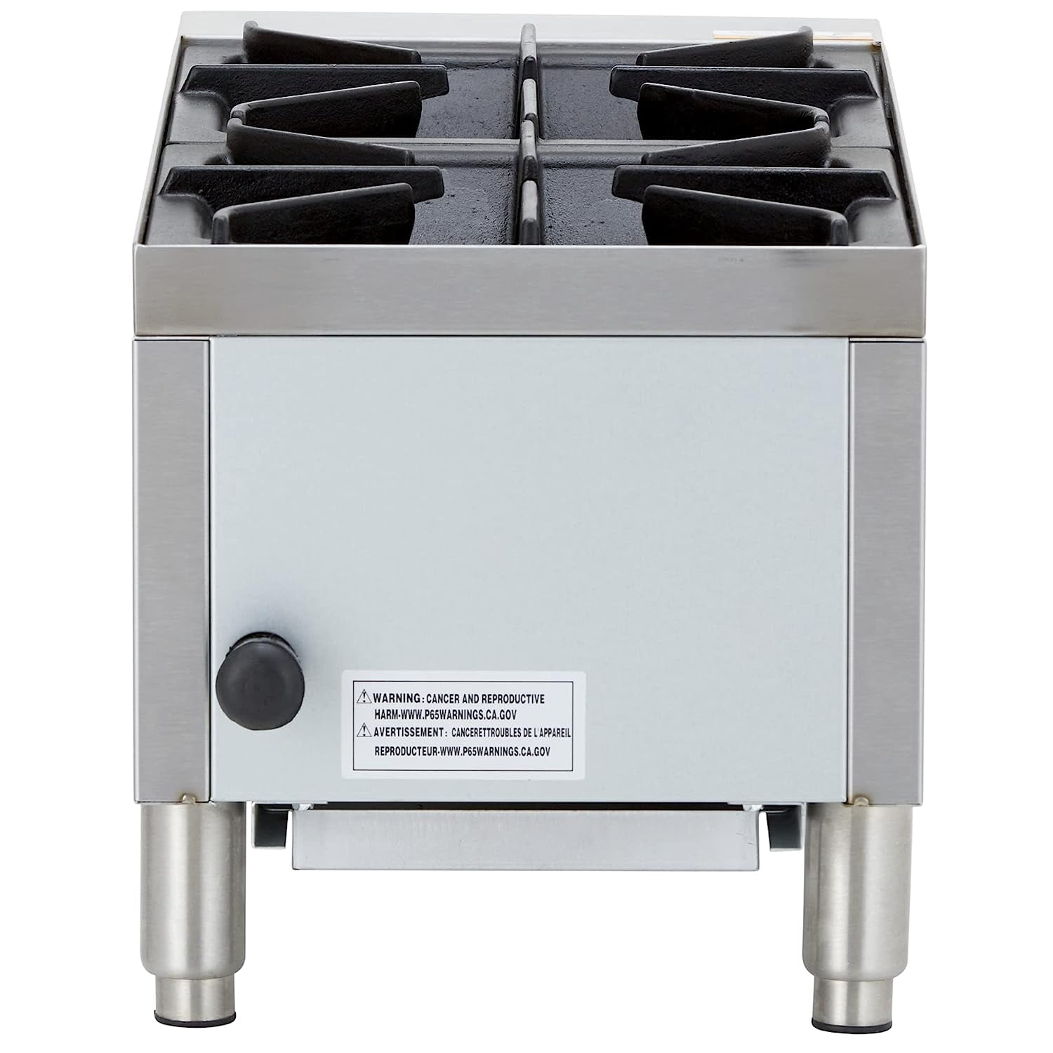 Iron Range IRHP-12-2B 12" Two Burner Countertop Commercial Gas Hot Plate, Stainless Steel, 50,000 BTU, ETL Listed