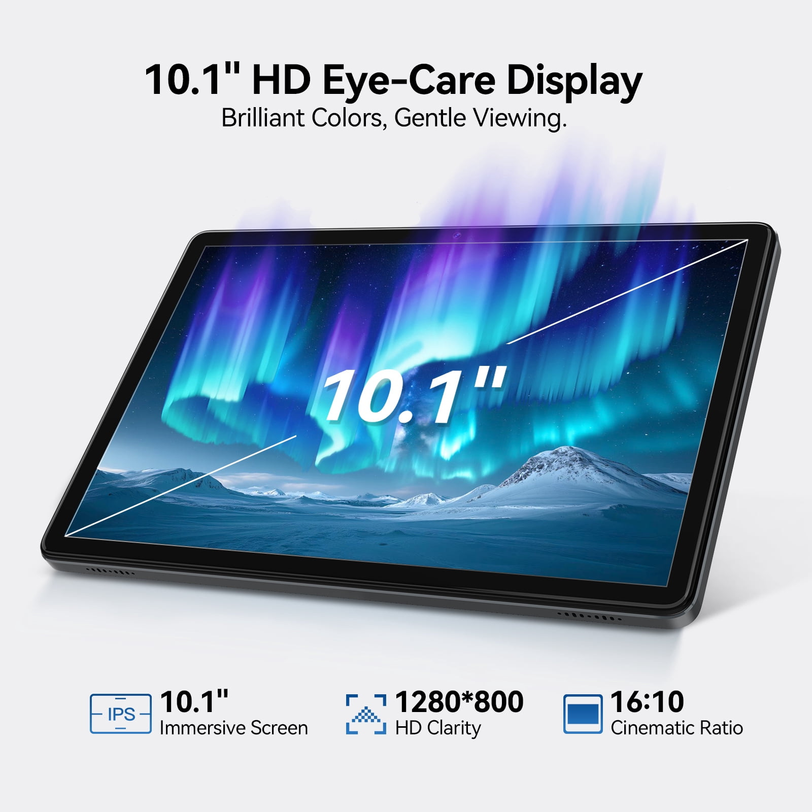 PAD 5タブレット Android 14 8GB 128GB Android 14 Tablet 8GB RAM 128GB ROM, 10.1in 5G Wifi Tablet with