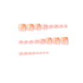thumbnail image 5 of Fofosbeauty 24pcs Square Toe Fake Press-on Nails for Girls Women,White Edged Yellow Flower#Summer Hot, 5 of 9