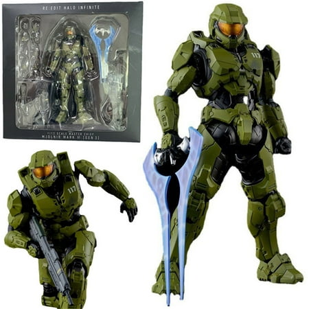 TOFOTL Game Merch Action Figure Master Chief Model Action Figure Toys Children's Toys Gifts