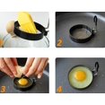 thumbnail image 4 of Stainless Steel Egg Cooking Ring Pancake Mold For Fried Eggs And Omelets - 4 Pieces Lh-1, 4 of 5