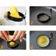 thumbnail image 4 of Molde para panqueques YONGSHENG anillo para cocinar huevos de ACERO inoxidable para huevos fritos y tortillas 4 piezas, 4 of 5