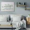 thumbnail image 2 of Stupell Industries Do The Laundry Bathroom Black And White Word Design Super Canvas Wall Art by Kimberly Allen, 2 of 6