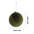 thumbnail image 3 of OEFNTAC 4pc Christmas Decorations Christmas Extra Large Flannel Christmas Decor Ball for Christmas Tree, 3 of 7