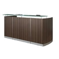 thumbnail image 5 of Mayline MNRSLMH Medina Reception Station Without Pedestals - Mahogany - 42.75 x 87.25 x 37.25 in., 5 of 5