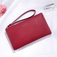 thumbnail image 4 of Billetera Bolsa Bolso de mensajero de cambio de moda para mujer Cartera de PU de embrague portátil (rojo vino) Likrtyny Para Estrenar, 4 of 4