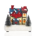 thumbnail image 4 of Inteprter Adorno de casa de luz de Navidad 2021 Año Nuevo Navidad resina casa de nieve decoración brillante decoración de iluminación alimentada por Kits de decoración para fiestas No.04 Inteprter HA008049-04B, 4 of 6
