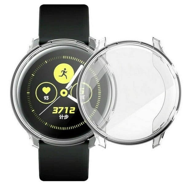 Isolere Skyldfølelse Forsvinde For Samsung Galaxy Watch Active 2 (40 mm) Case, Clear TPU Protective Cover  Armor, Shock Adsorption, Drop Protection - Walmart.com