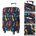 thumbnail image 5 of Space Dinosaurs Rockets Pattern Luggage Cover Fashion Suitcase Cover Baggage Covers Fit 25-28 Inch Luggage (Go Travel), 5 of 5