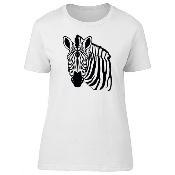 Cool Tribal Zebra Doodle Tee Women's - Women T-Shirt, Xtra Large