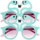 thumbnail image 1 of Here's a refined and engaging product description based on your input:\n\n \n\n**2pcs Flamingo Party Glasses – Funny Cosplay Sunglasses with Unique, 1 of 5