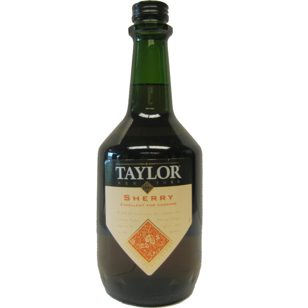 Taylor New York Desserts Cream Sherry, Red Wine, 1.5 L Bottle Walmart
