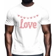 thumbnail image 2 of Mens T Shirts Valentine's Day Love Text Short Sleeve Casual Men's Tee Tops Graphic T-Shirts for Teen Boys/Men, 2 of 8
