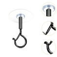 thumbnail image 6 of deevoka 20 Pieces Adhesive Hanging Ceiling Hooks for Bags Wind Chimes Mobile Curtain Black, 6 of 9