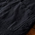 thumbnail image 7 of Mens Casual Chinese Tang Suit Kung Fu Shirt Chinese Traditional Tang Suit Tai Chi Blouse Black L by Awwp, 7 of 7