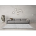 thumbnail image 3 of Ahgly Company Indoor Square Solid Gray Modern Area Rugs, 3' Square, 3 of 4