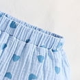 thumbnail image 7 of Xyant Toddler Baby Girl Clothes Knit Floral Fly Sleeve Tops Shorts Cute Summer Spring Outfits Infant Baby Girl Clothing Set (Blue,18-24 Months), 7 of 7