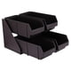 thumbnail image 5 of Caja de almacenamiento tipo cajón negra, organizador de cajones fácil de limpiar, multifuncional para 4 rejillas, 5 of 9