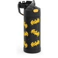 thumbnail image 3 of Thermos Kids Stainless Steel Funtainer Water Bottle with Straw, Leak-Proof, Dishwasher Safe, Batman, 14 oz, 3 of 9