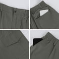 thumbnail image 6 of Cargo Pants Men Ripstop Hiking Breathable Multi Pocket Trousers Relaxed Fit Outdoor Utility Pants for Fishing Construction, 6 of 9