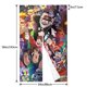 thumbnail image 4 of Cortina de puerta Gravity Falls para puerta, cortina opaca con estampado de patrón, cortina divisoria de ambientes, tapiz para decoración del hogar, 34" de ancho x 56" de largo, 4 of 7