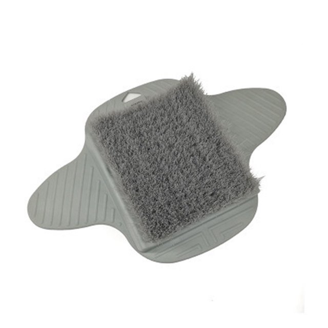 Cepillo de lavado de pies perezosos Amoladora de pies colgante con ventosa Cepillo de masaje de pies Exfoliante Pedicura Artefacto de lavado de pies, Gris, 35 * 23 * 7 cm ZefeiWu 8390606550354