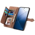 thumbnail image 5 of Wallet Multi Card Slot Flip Zipper Leather Case For Xiaomi 14 Ultra 14Pro 13Pro 13T 13TPro F5 Pro 13 Ultra Poco C55 C51 13Lite Poco X5 Pro X3 Prp X3 NFC Leather Phone case, 5 of 10