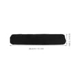 thumbnail image 2 of HONMEET Outdoor Chair Accessory Black Fabric Rectangular for Beach Relaxation 1 Set, 2 of 8