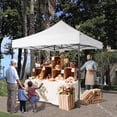 thumbnail image 3 of VentuLodge 10x10 Pop up Canopy Tent, Commercial Instant Heavy Duty Canopy with 4 Sand Bags and 8 Stakes, Blue, 3 of 8