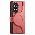 thumbnail image 5 of ShellTech Flip Case for Samsung Galaxy Z Fold 7 Leather Wallet Case , Magnetic Detachable Zipper Card Slot Wallet Cover RFID Blocking with Kickstand Shockproof,Pink, 5 of 19