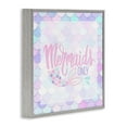 thumbnail image 4 of Pastel Mermaids Only Gray Framed Giclee Art, design by Kim Allen, 4 of 9