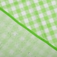 thumbnail image 7 of Unique Bargains Picnic Blanket Beach Mat Lightweight with Handle Green White 200x200cm, 7 of 7