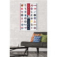 thumbnail image 2 of MLB League - Logos 22 Wall Poster, 22.375" x 34" Framed, 2 of 5