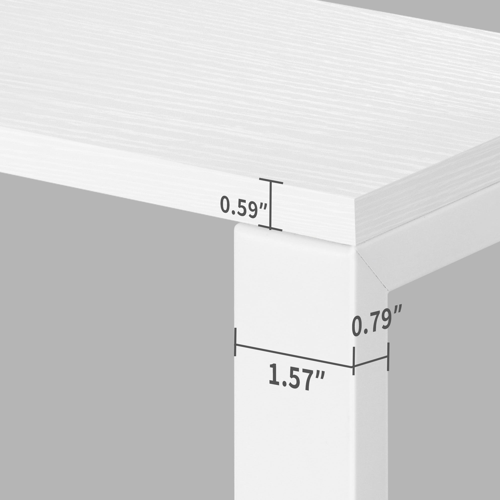 Uforic 65" L Shaped Desk with LED Light & File Cabinet, with 3 Drawers & 4 Open Storage Shelves, White