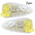thumbnail image 2 of Snap Hair Clips Decorative 2PCS Bling Snap Hairpins Hair Barrettes for Children, 2 of 10