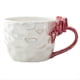 thumbnail image 2 of de Cerámica con Lazo Romántico, Tazas para Café y Leche, Tazas para Niña, Tazas de Postre con Asa, de Té Roja., 2 of 8