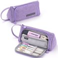 thumbnail image 1 of Bolsa de almacenamiento de bolígrafos estacionarios multicapa, estuche de lápices de gran capacidad, bolsa de viaje de cosméticos, estuche de lápices a cuadros Simple, 1 of 4
