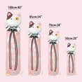 thumbnail image 3 of Terbaik 70cm Long Cat Plush Body Pillow 28\u201d Cherry Blossom Cute Cat Plushies Soft and Huggable Cat Stuffed Animals Kawaii Plush Throw Pillow for Girls Boys and Girlfriend, (Pink,27.6in/70cm), 3 of 6