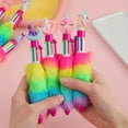 thumbnail image 1 of 2pcs Random Color 6 Colors Colorful Ballpoint Pen Cartoon Unicorn Writing Pen Student Writing Pen, 1 of 5